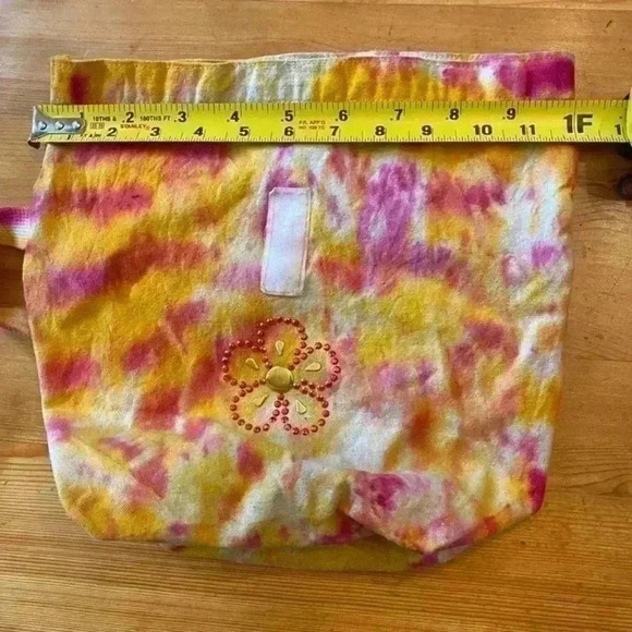 Hand Tie dyed lunch bag - Picture 6 of 6